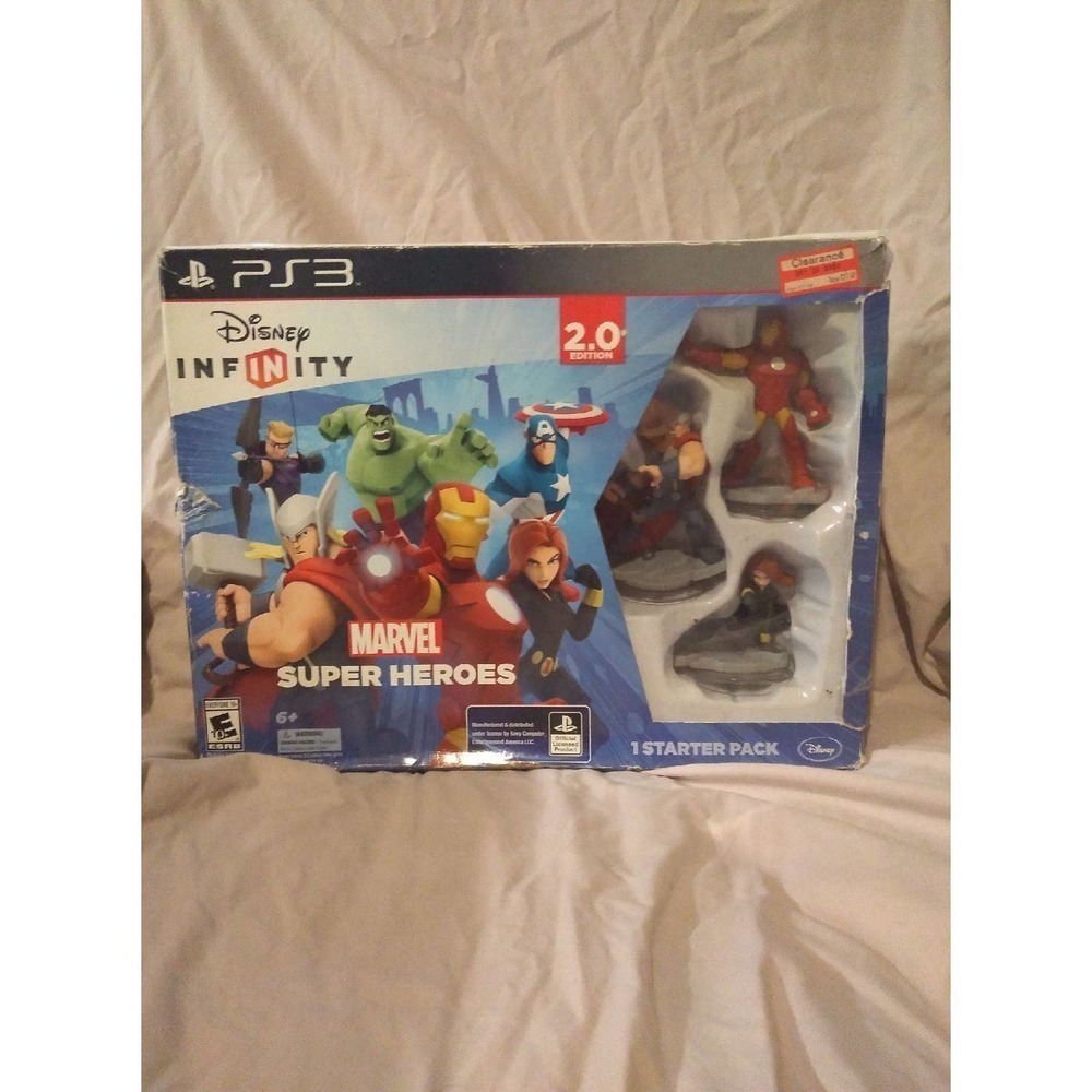 Disney's Infinity MARVEL SUPER HEROES~2.0 Starter Pack for PS3~New in Box